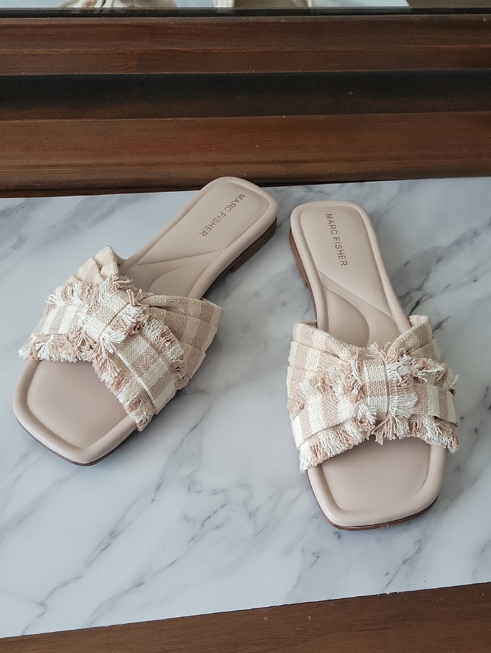 Marc Fisher Women's Orbit Sandal in Light Natural- Size 8M- New!